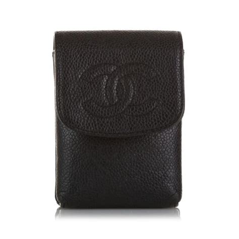 chanel cigarette case price|Chanel CC Cigarette Case .